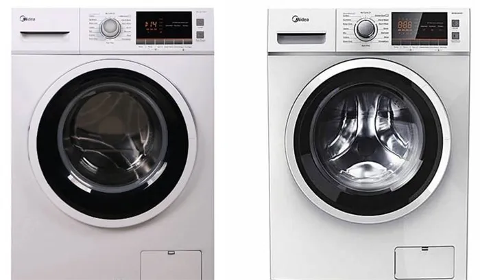 примеры моделей стиральных машин Мидеа