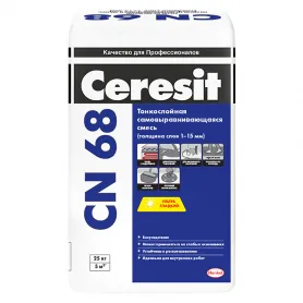 Смесь для пола Ceresit СN 68 самовыравнивающаяся 25 кг