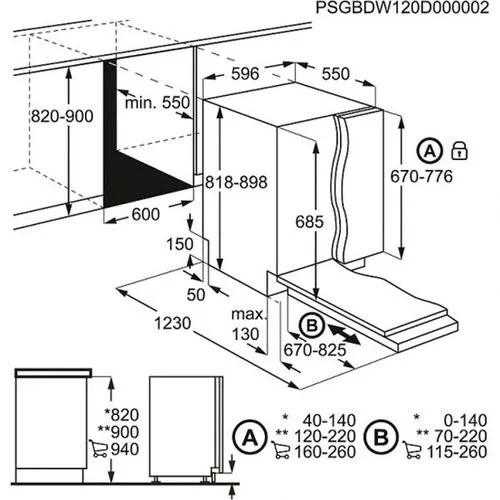 Инструкция по замеру посудомоечной машины Бош и реализации пространства для ее установки
